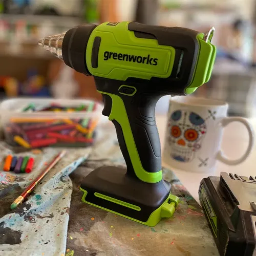 Технический фен Greenworks G24HG 24V 3400207 аккумуляторный — детальное фото