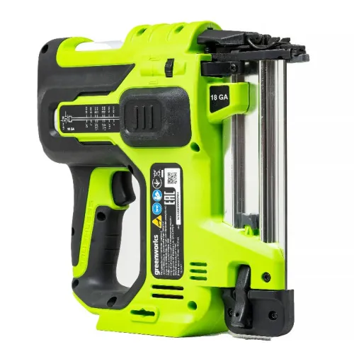 Гвоздезабивной пистолет Greenworks GD24BN 24V 3400707 бесщеточный аккумуляторный — детальное фото