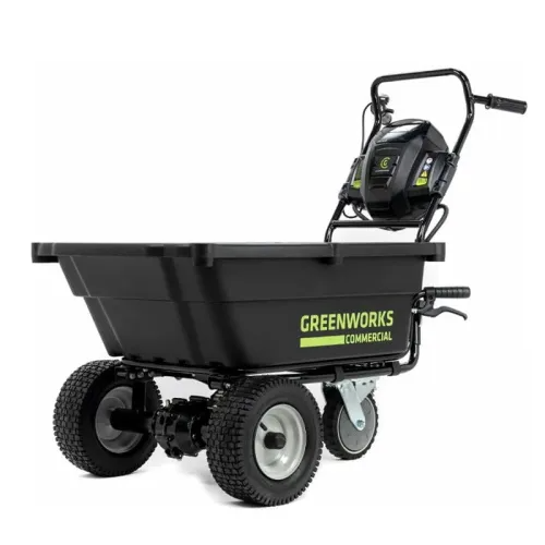 Садовая самоходная тележка Greenworks 82GC 82V 7400607 (106 л) аккумуляторная — детальное фото