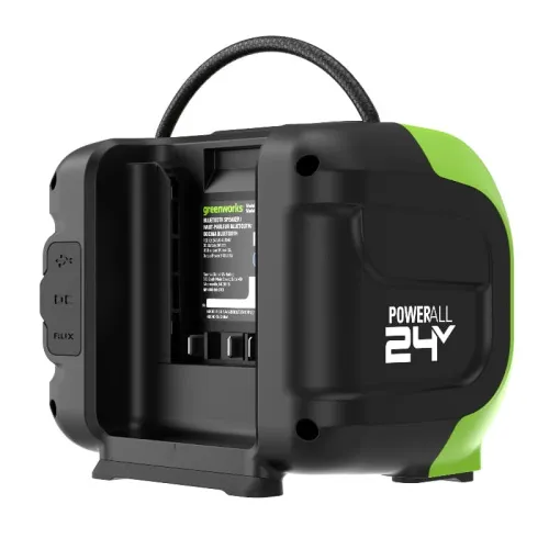 Беспроводная акустическая система (колонка) Greenworks GPT-MNBS 24V/220V 3503107 аккумуляторная — детальное фото