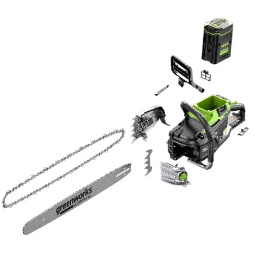 Цепная пила Greenworks OCS800 82V 2009707 (50 см) 5,0 кВт бесщеточная аккумуляторная — детальное фото