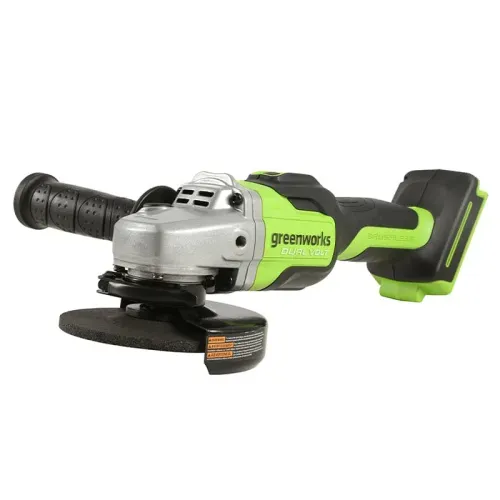 Угловая шлифмашина (болгарка) Greenworks GD24AG 24V 3200207 (125 мм) бесщеточная аккумуляторная — детальное фото