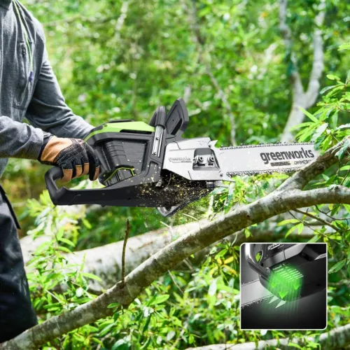 Цепная пила Greenworks OCS800 82V 2009707 (50 см) 5,0 кВт бесщеточная аккумуляторная — детальное фото