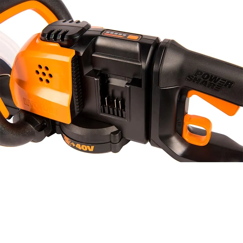 Кусторез WORX WG284E 40V 60см аккумуляторный — детальное фото