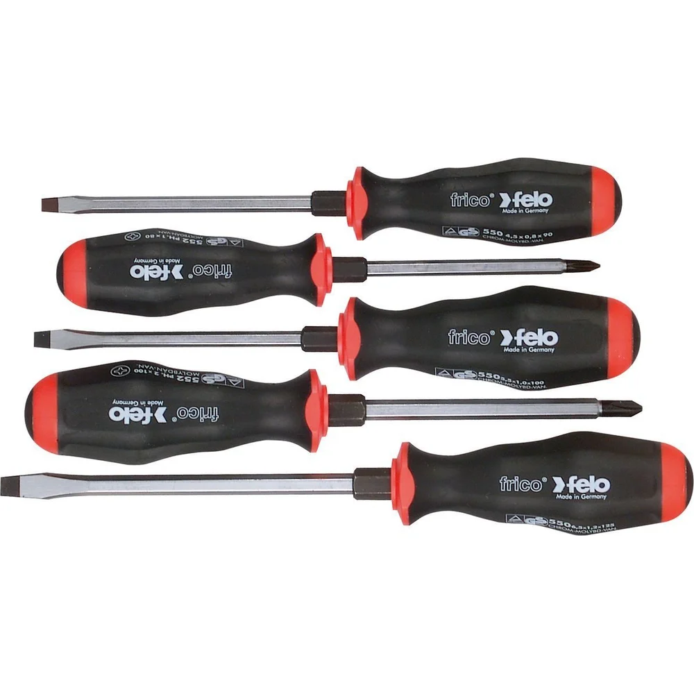 Набор отверток Felo SL/PH с шестигранным лезвием, 5 шт 55095248 — детальное фото