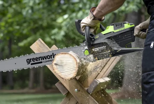 Цепная пила Greenworks OCS800 82V 2009707 (50 см) 5,0 кВт бесщеточная аккумуляторная — детальное фото