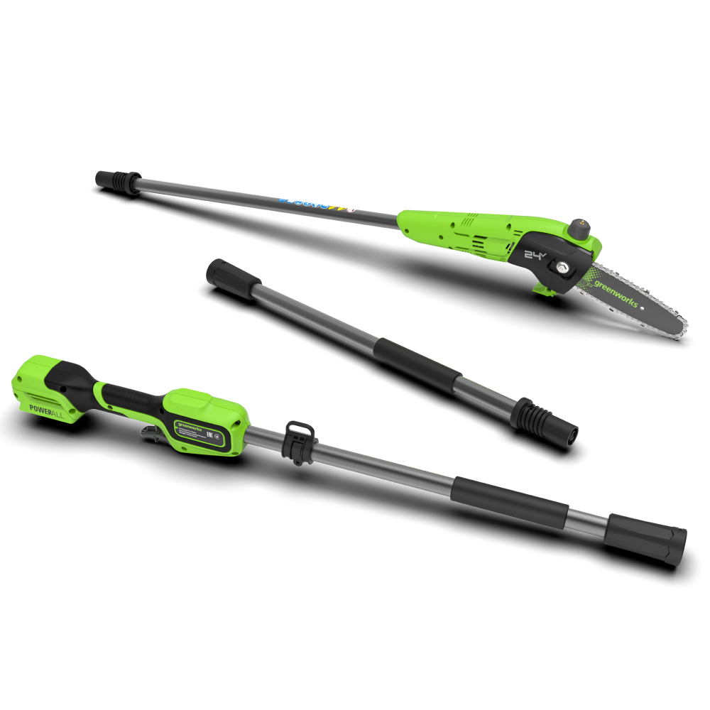 Высоторез-сучкорез Greenworks G24PS201 24V 1402607 (20 см) аккумуляторный — детальное фото