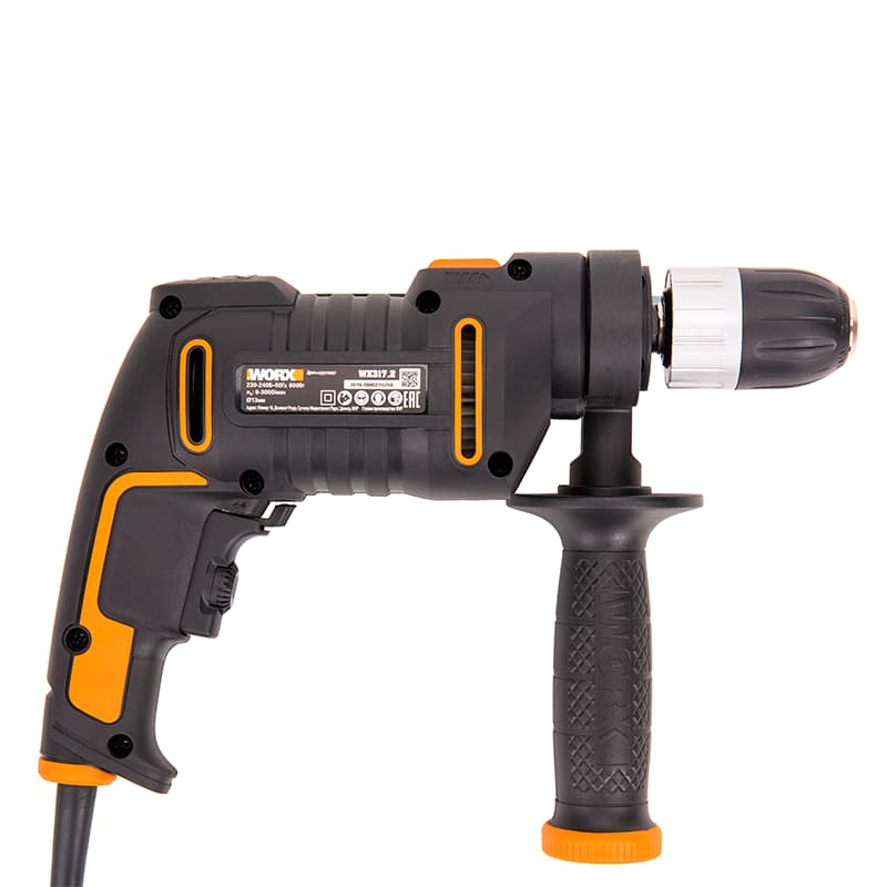 Дрель-шуруповерт ударная WORX WX317 220V 600Вт электрическая — детальное фото
