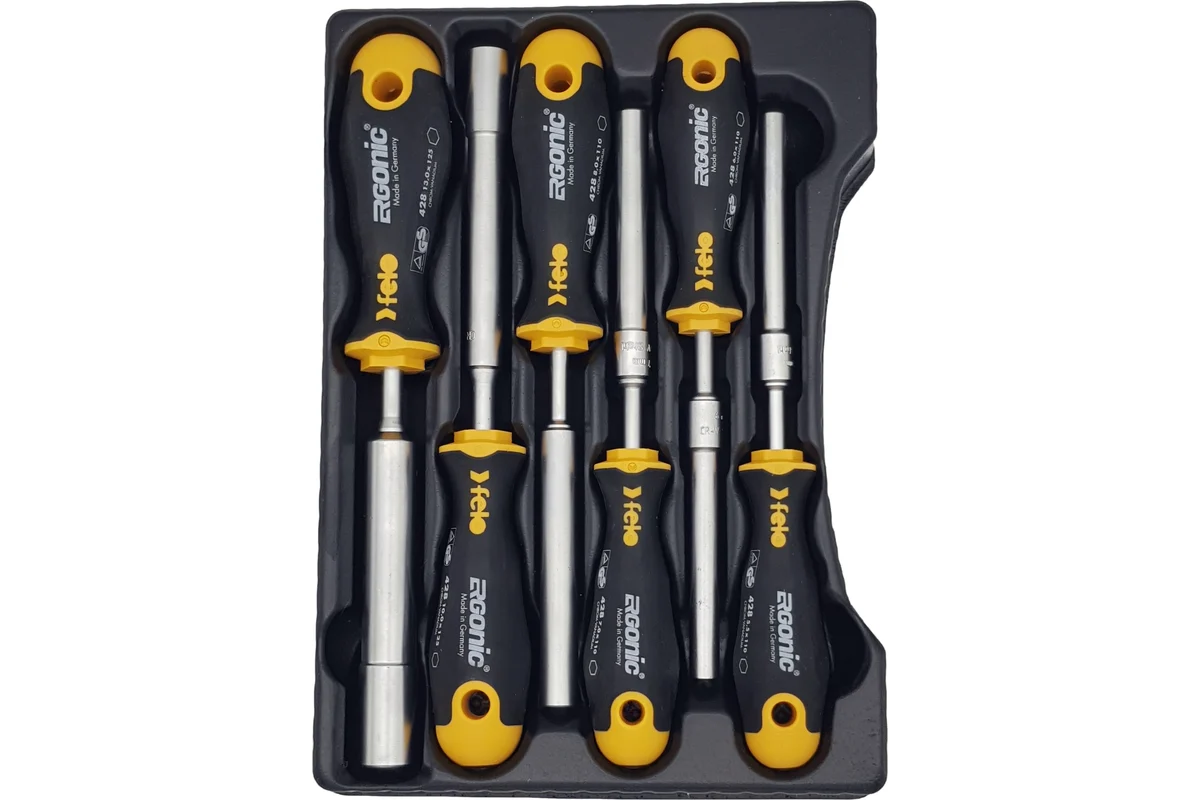 Набор отверток M-TECH Felo Ergonic в кейсе, 6 шт 42810636 — детальное фото