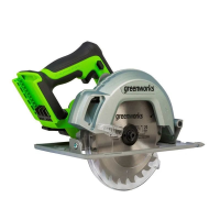Циркулярная пила Greenworks GD24CS 24V бесщеточная аккумуляторная