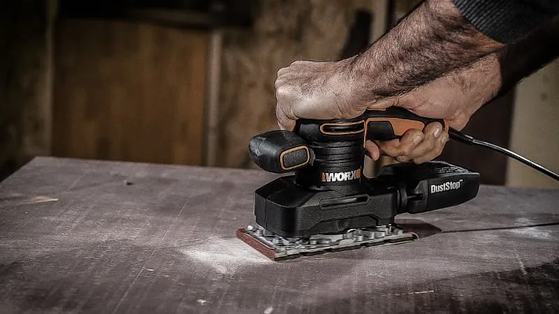 Виброшлифмашина WORX WX641 220V 250Вт электрическая — детальное фото