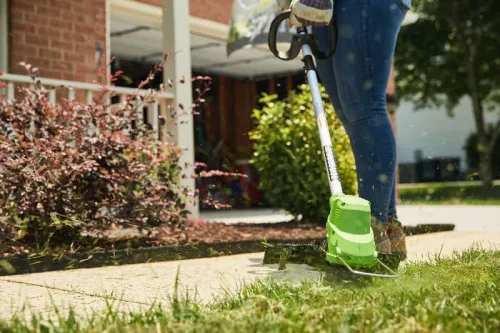 Триммер Greenworks GD40LT 40V 2112207 (38 см) аккумуляторный — детальное фото