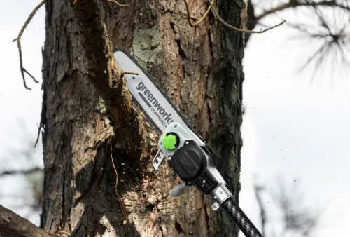 Высоторез-сучкорез телескопический Greenworks PS102T 82V 1402407 (25 см) бесщеточный аккумуляторный — детальное фото