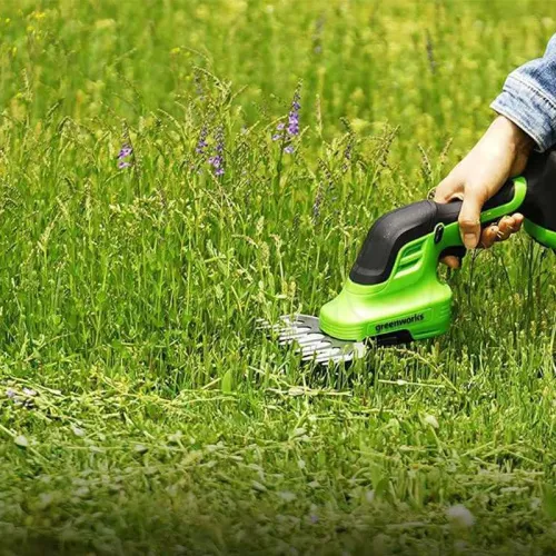 Садовые ножницы-кусторез Greenworks G24SHT 24V 1600607 аккумуляторные — детальное фото