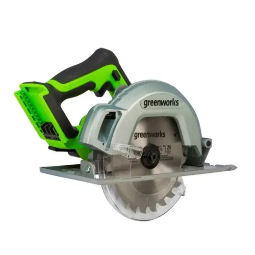 Циркулярная пила Greenworks GD24CS 24V 1500907 бесщеточная аккумуляторная — детальное фото