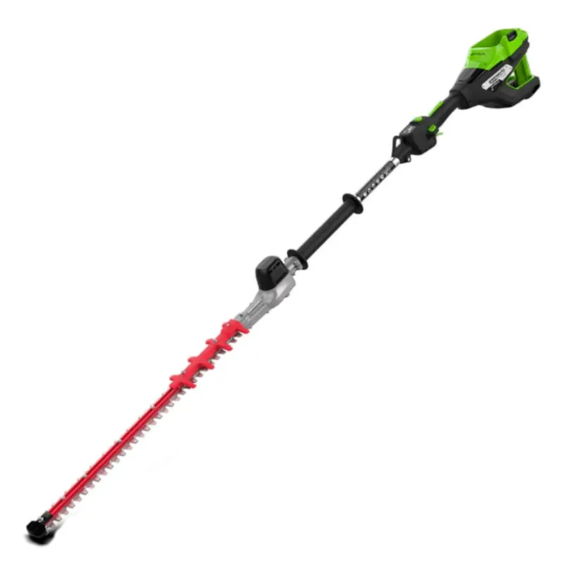 Кусторез штанговый телескопический Greenworks PH662T 82V (51 см) 2301607 бесщеточный аккумуляторный — детальное фото