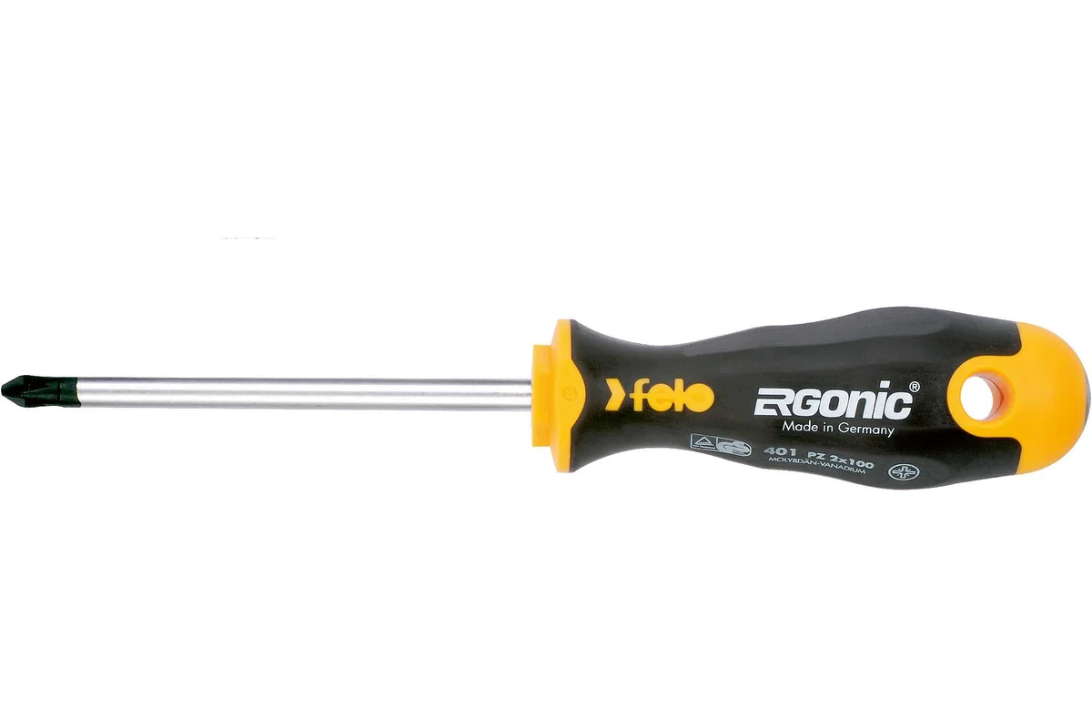 Крестовая отвертка PZ 2X100 Felo Ergonic 40120310 — детальное фото