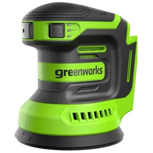 Шлифмашинка эксцентриковая 125 мм аккумуляторная Greenworks 24V OS325 3100907, без АКБ и ЗУ