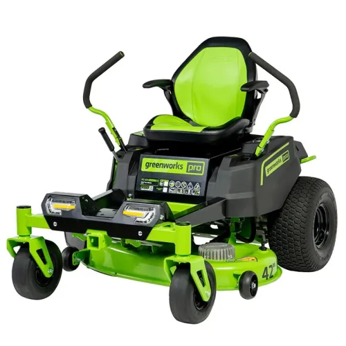 Газонокосилка с сиденьем Greenworks Zero Turn CrossoverT GC82ZT107 82V 7404107 (107 см) бесщеточная аккумуляторная — фото товара