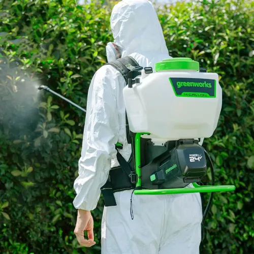 Садовый опрыскиватель Greenworks  G24BPSII 24V 5300307 (15 л) аккумуляторный — детальное фото