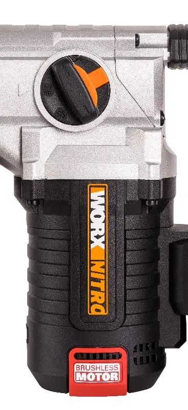 Перфоратор WORX WX380 20V 2,2 Дж бесщеточный аккумуляторный — детальное фото