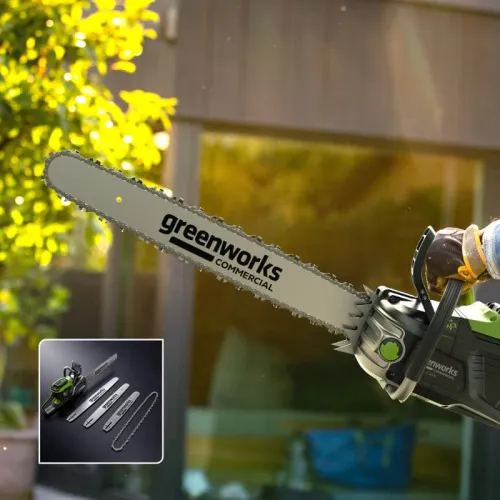 Цепная пила Greenworks OCS800 82V 2009707 (50 см) 5,0 кВт бесщеточная аккумуляторная — детальное фото