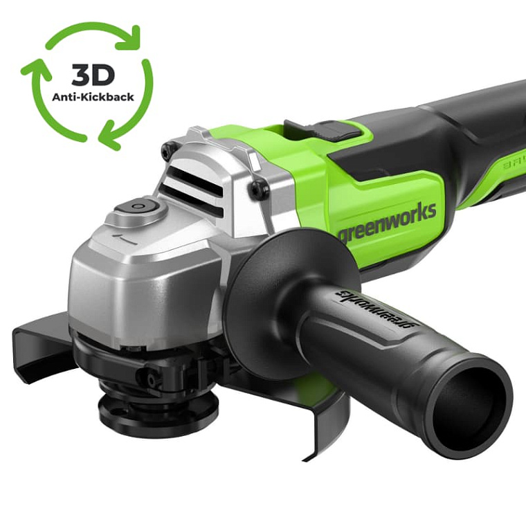 Угловая шлифовальная машина  Greenworks AG5900 24V 3201007 (125 мм) аккумуляторная