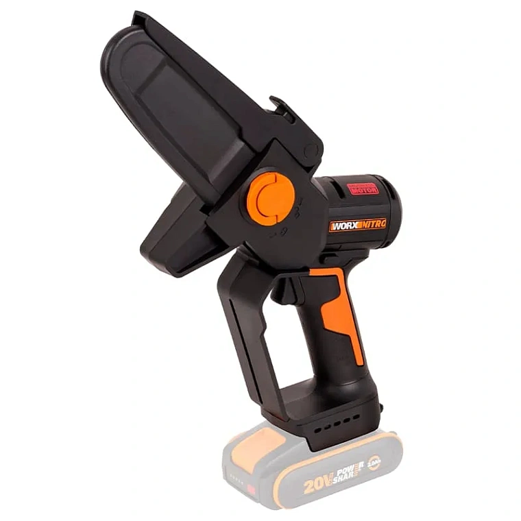 Мини-пила цепная WORX WG325E 20V 12 см бесщеточная аккумуляторная