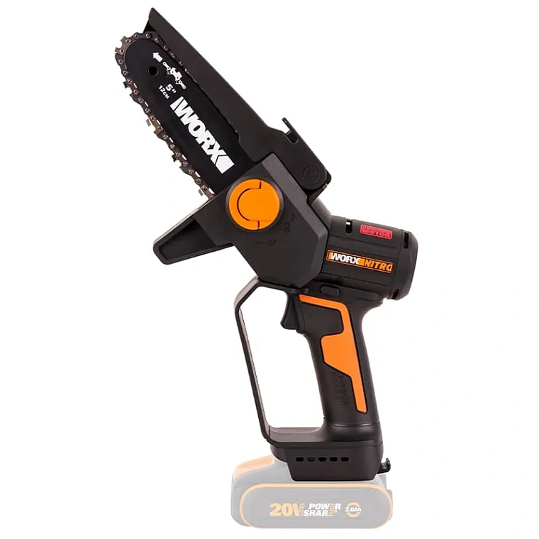 Мини-пила цепная WORX WG325E 20V 12 см бесщеточная аккумуляторная