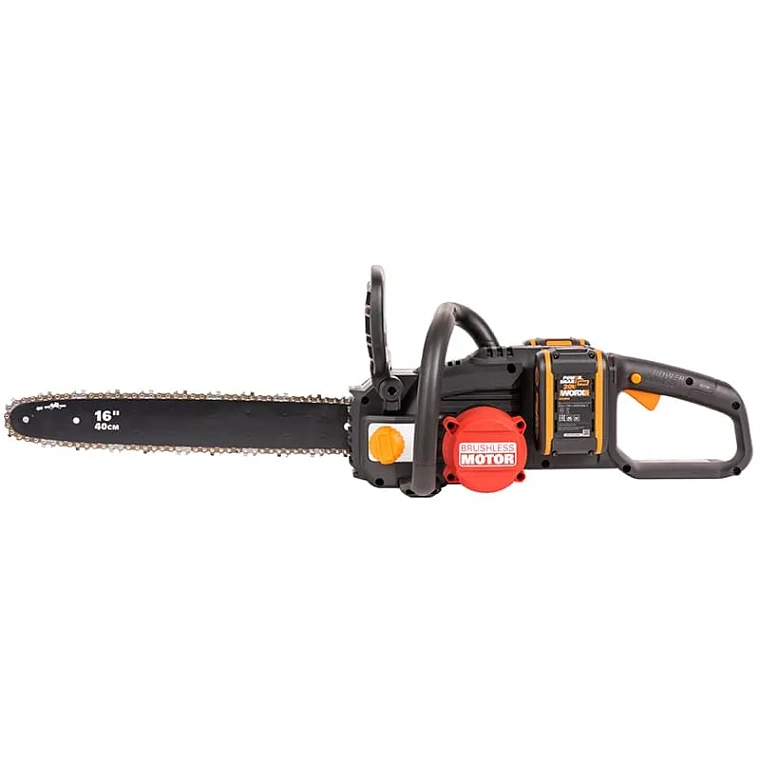 Пила цепная компактная WORX NITRO WG385E 40V 40см аккумуляторная бесщеточная