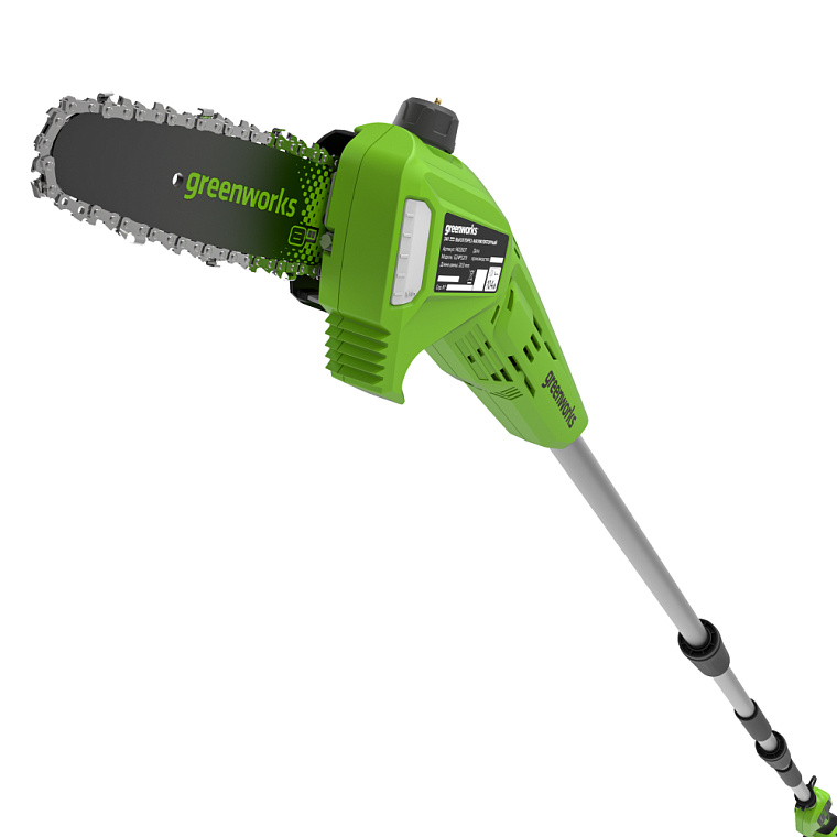 Высоторез-сучкорез Greenworks G24PS201 24V 1402607 (20 см) аккумуляторный